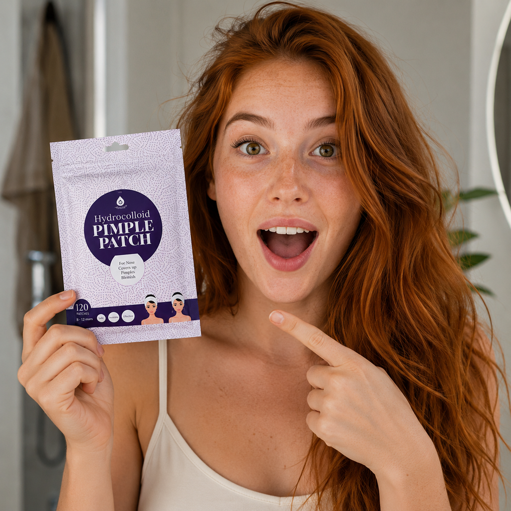 Hydrocolloid Pimple Patches (5x pack) | 3 Sizes for Fast Acne Care