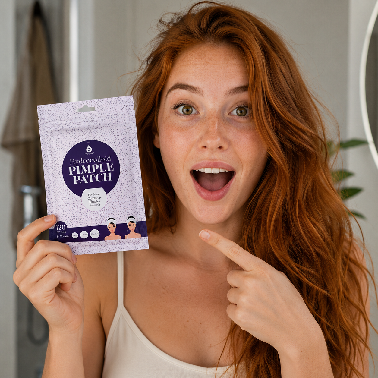 Hydrocolloid Pimple Patches (5x pack) | 3 Sizes for Fast Acne Care