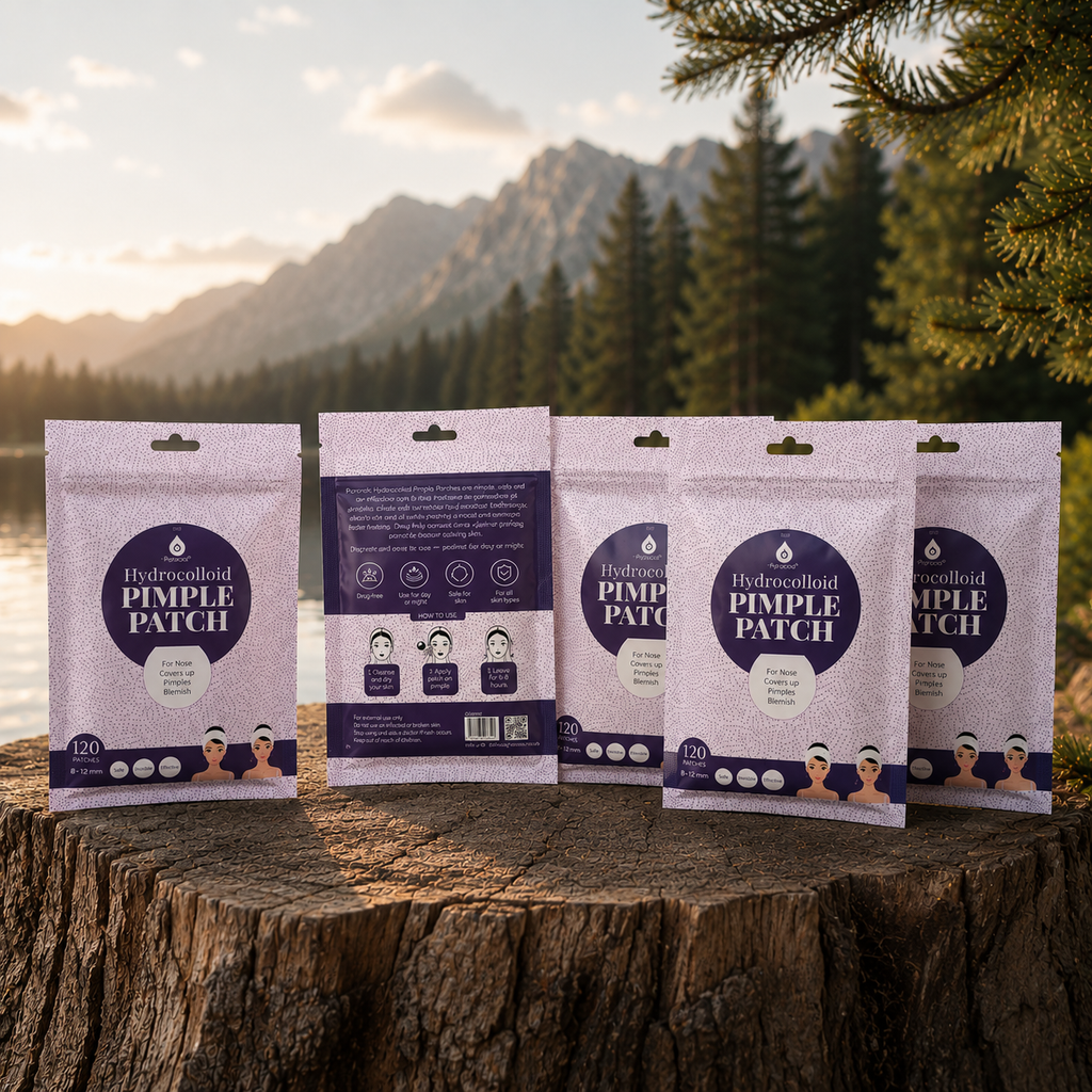 Hydrocolloid Pimple Patches (5x pack) | 3 Sizes for Fast Acne Care